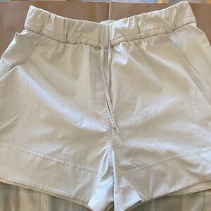 Lululemon Athletica High Waist White Shorts
